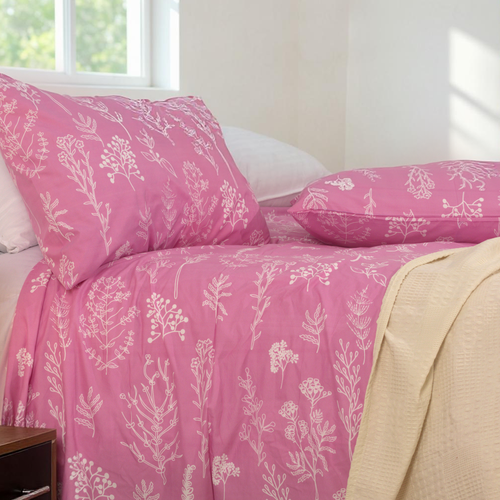 Floral Cotton Bedsheet Set - Ps03