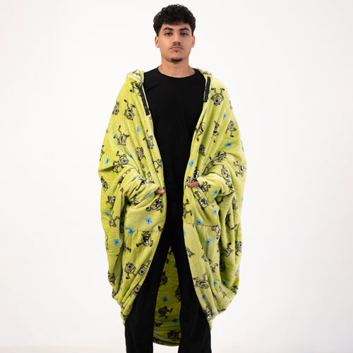 Wearable Hoodie Blanket – One Size Unisex – Koarty Pattern