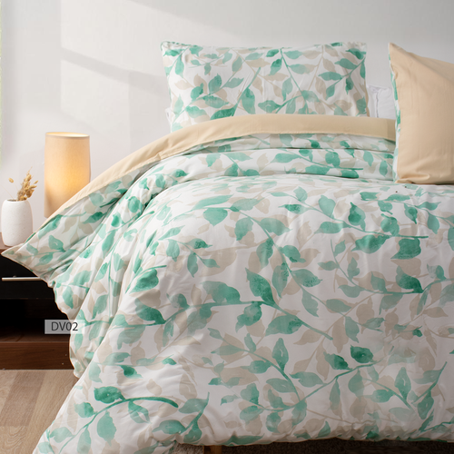 Floral 100% Cotton Duvet Cover Set – DV02