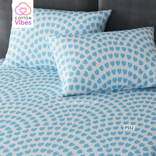 Floral Cotton Bedsheet Set - Ps12