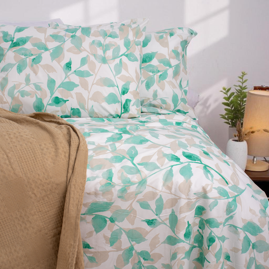 Floral Cotton Bedsheet Set - Ps07