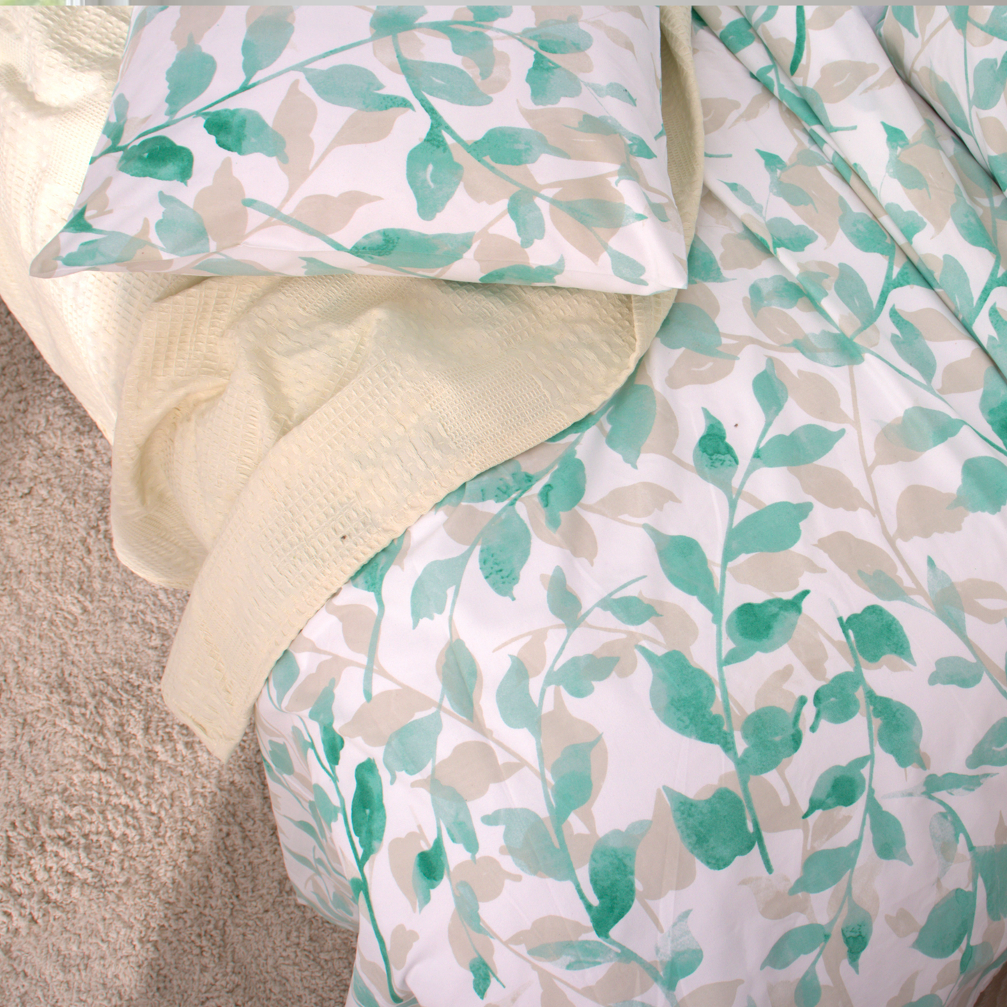 Floral Cotton Bedsheet Set - Ps07