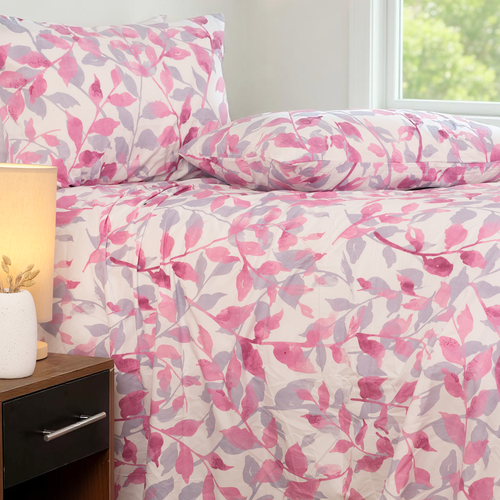 Floral Cotton Bedsheet Set - Ps06