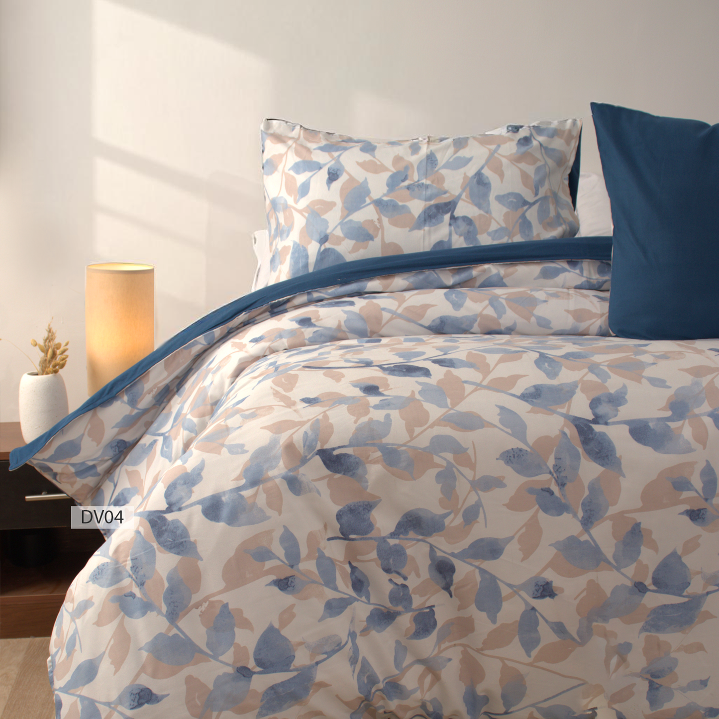 Floral 100% Cotton Duvet Cover Set – DV04