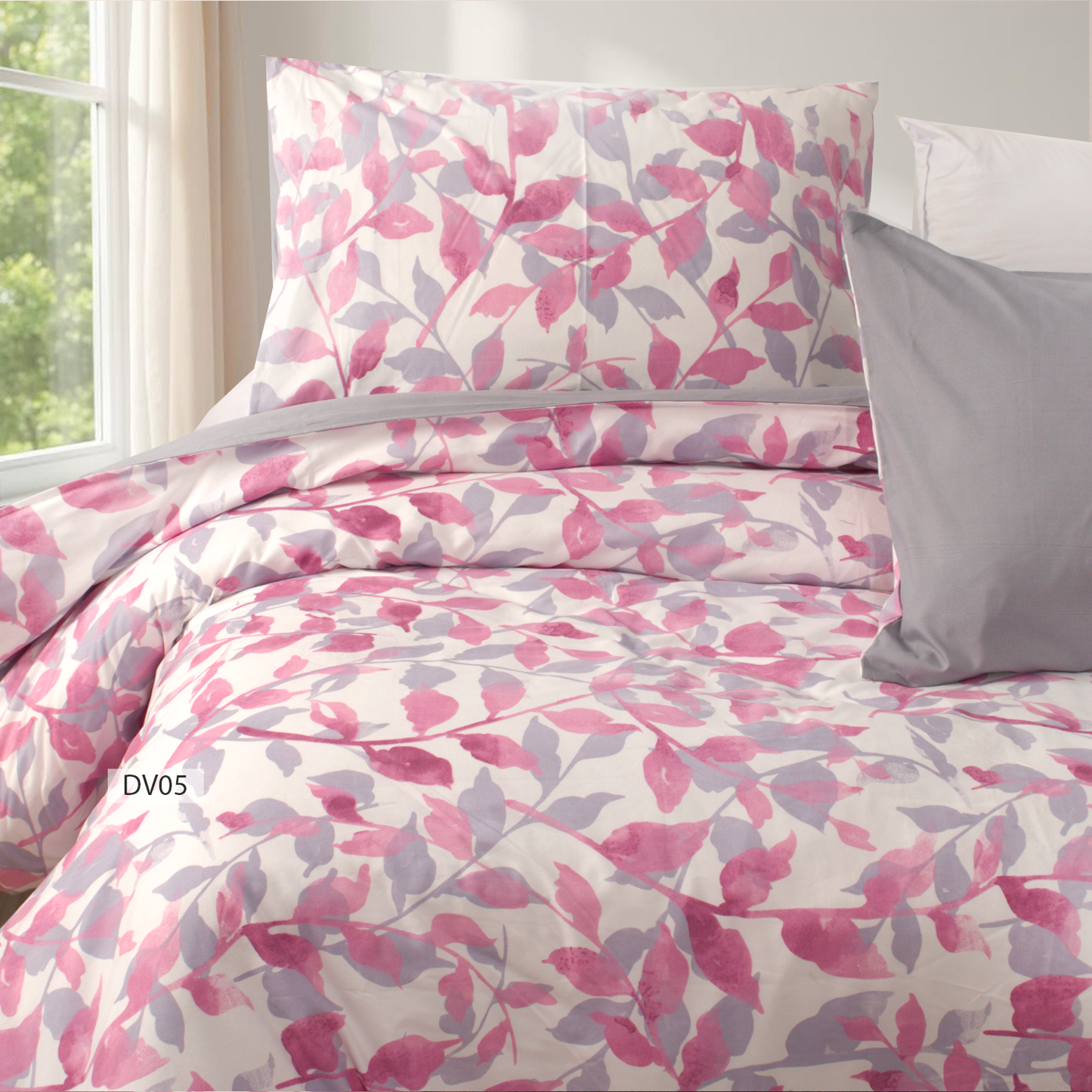 Floral 100% Cotton Duvet Cover Set – DV05